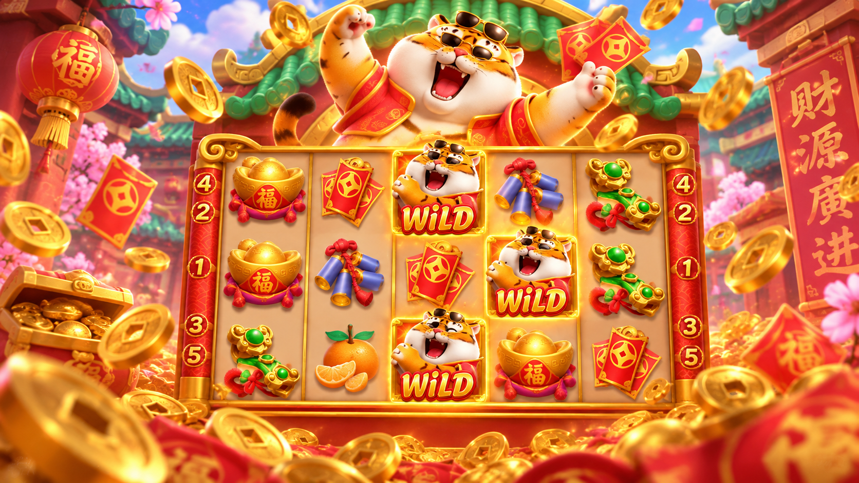 Fortune Tiger gameplay and interface